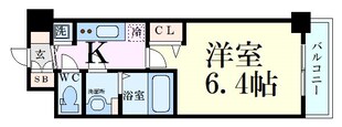 プレサンス心斎橋ブライトの物件間取画像